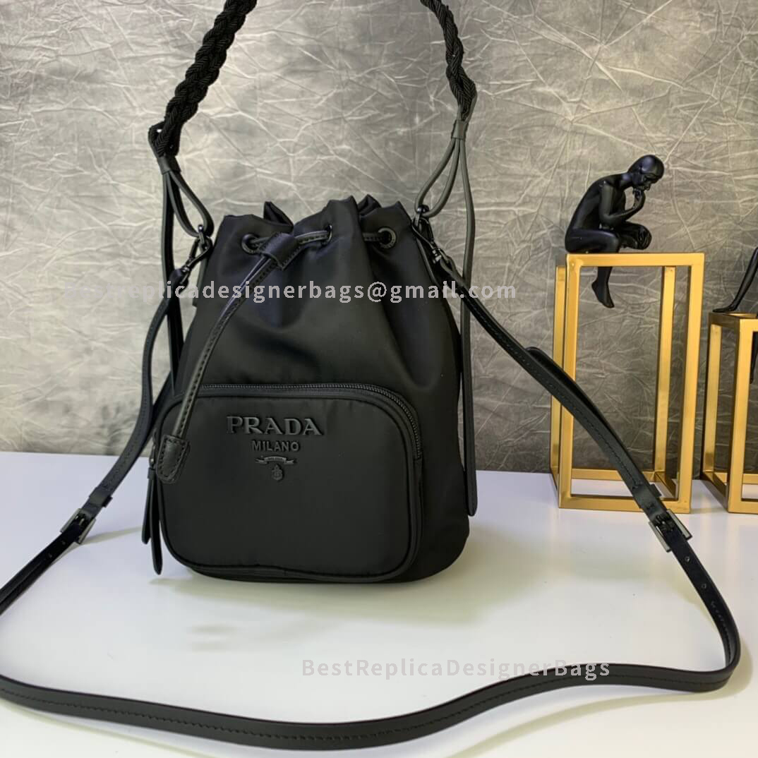 Prada So Black Fabric Multifunction Shoulder Bag 038
